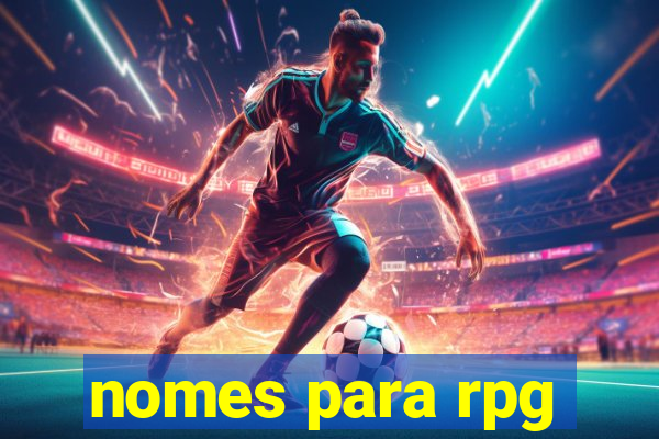 nomes para rpg